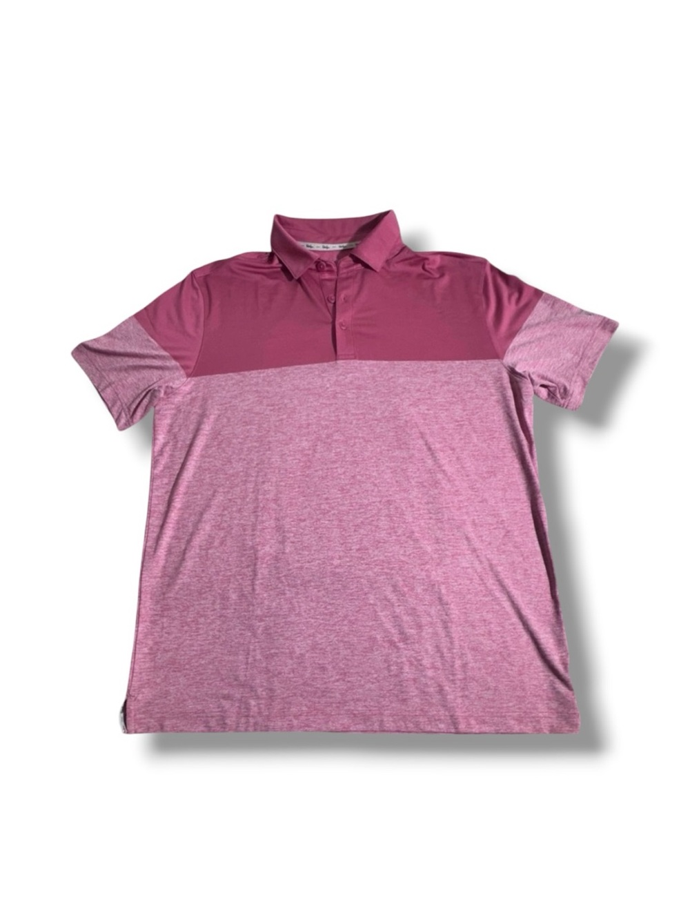 Men’s Large (runs small) Walter Hagen Pink Golf Polo Shirt